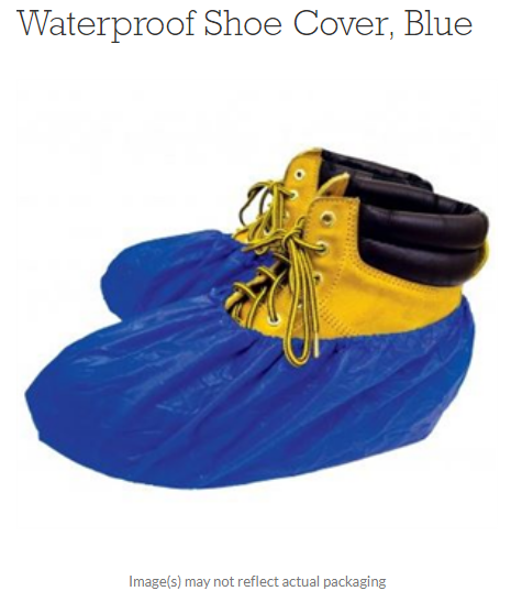 SHUBEE Waterproof Shoe Cover, Blue BOX OF 40 PAIRS