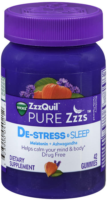 ZZZQUIL PURE ZZZ'S GUMMIES 42CT BY P & G