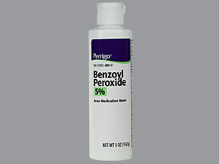 Benzoyl Peroxide Ac Wash 5 % Liquid Wash 5% 5 oz By Perrigo Co USA 