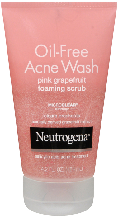 Neutrogena Acne Oil Free Scrub Regular Scrub 4.2 oz By J&J Consumer USA 