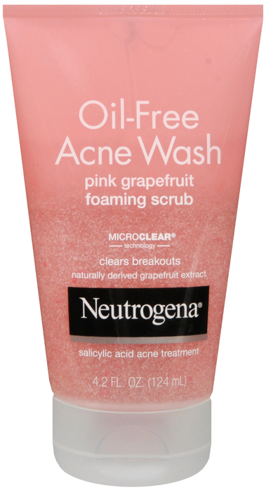 Neutrogena Acne Oil Free Scrub Regular 4.2 Oz by J&J Consumer