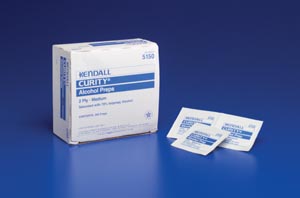 Cardinal Health Curity Webcol Sterile Alcohol Pads Case 200/bx, 20 Box/Case