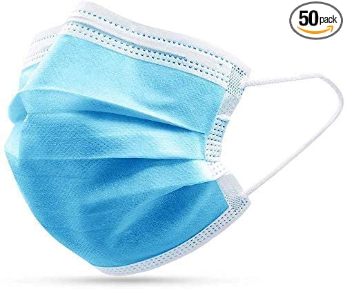 3 PLY DISPOSABLE MASK One BOX OF 50 BY ZHONGXIN FUJIAN MEDICAL
