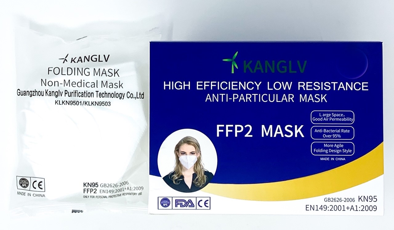 FFP2 Anti-Particulate Non-Medical <95% Folding Mask (5 pack)