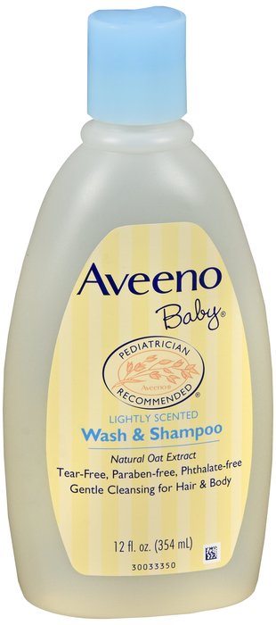 Aveeno Baby Wash/Shampoo 12 Oz Case Of 12  By J&J Consumer