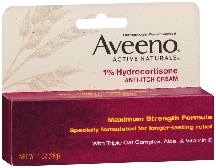 Aveeno Cream Anti Itch 1% Hydrocort 1 Oz Case Of 12  By J&J Consumer