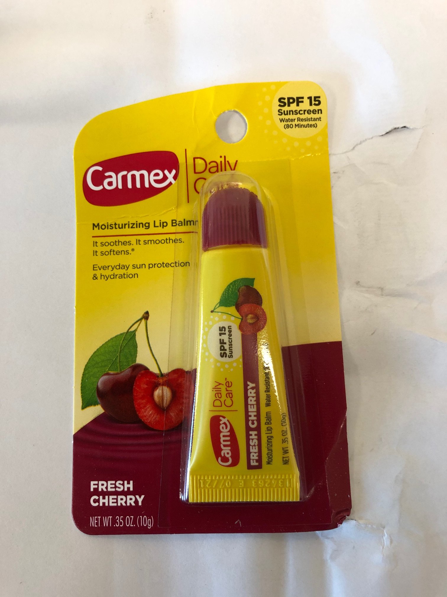 Pack of 12-Carmex Carded Squeeze Tube Original SPF 15 12X0.35 Oz By Carma Labs