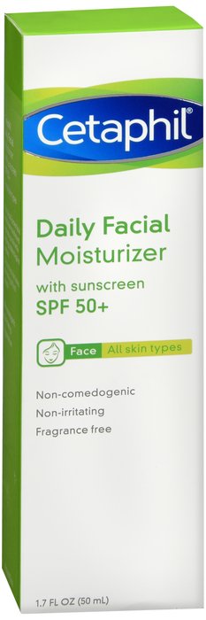 Case of 12-Cetaphil Daily Facial Moist w/Sunscreen Spf 50+ 1.7 Oz  By Galderma