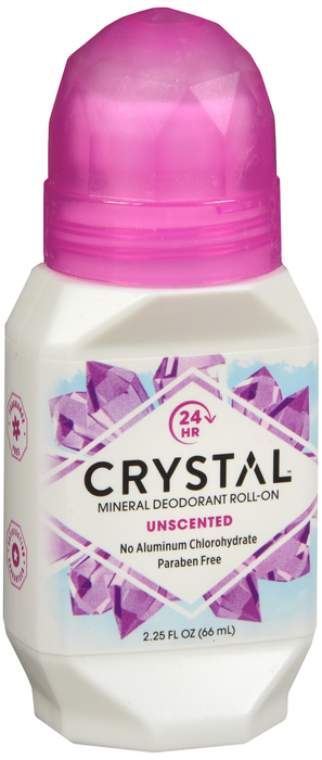 Crystal Deodorant Roll On Unscented 2.25 oz Case of 72