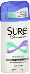 Sure A/P Solid Unscented 2.7 oz Case of 12
