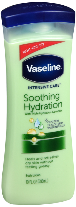 Vaseline Intensive Care Soothing Hydration Lotion Aloe 10 Oz  By Unilever Hpc-USA 