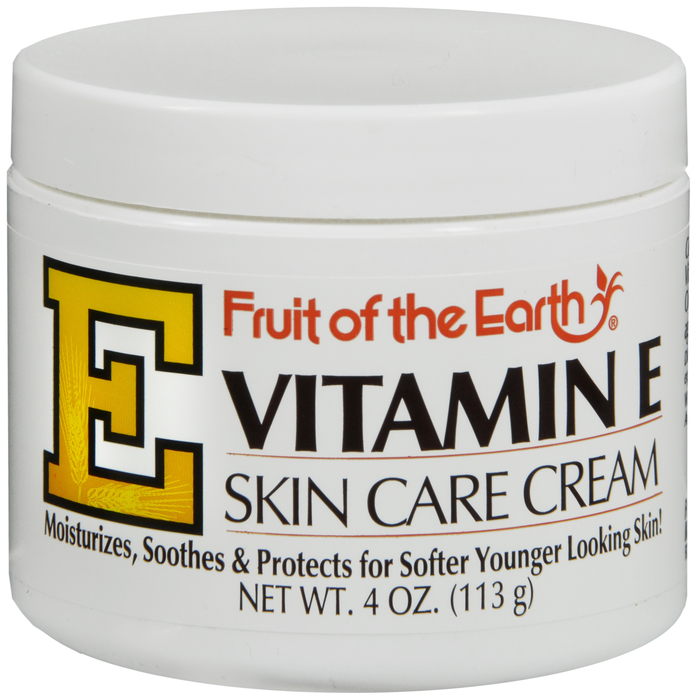 Vitamin E Skin Care Cream - 4 Oz Jar By Fruit Of The Earth  Case of 1