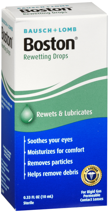 Case of 12-Boston Rewetting Drops - 0.33 Fl oz 