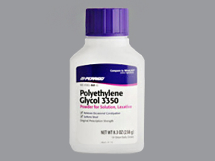 Case of 12-Polethylen Glycol 3350 Powder 238gm Perrigo Gen Moralax OTC