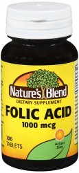 Case of 12-N/B Folic Acd 1 mg Tab 100 By National Vitamin Co