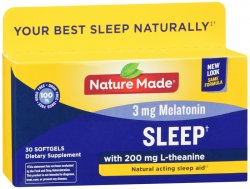 Case of 12-Nature Made Sleep Liquigel 30 Count By Pharmavite Pharm
