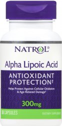 Case of 12-Alpha Lipoic Acid 300mg Cap 50 Count Natrol By Natrol L