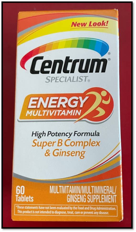 Case of 12Centrum Specialist Multivitamin And Multimineral Energy