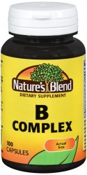 Case of 12-N/B Vit B Com Cap 100 By National Vitamin Co