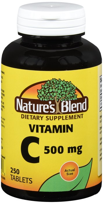 Case of 12-N/B Vit C 500 mg Tab 250 By National Vitamin Co