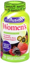 Case of 12-Vitafusion Women's Multivitamins Gummies  150 By Church & Dwight