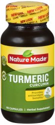 Case of 12-Nature Made Tumeric 60 By Pharmavite Pharm Corp