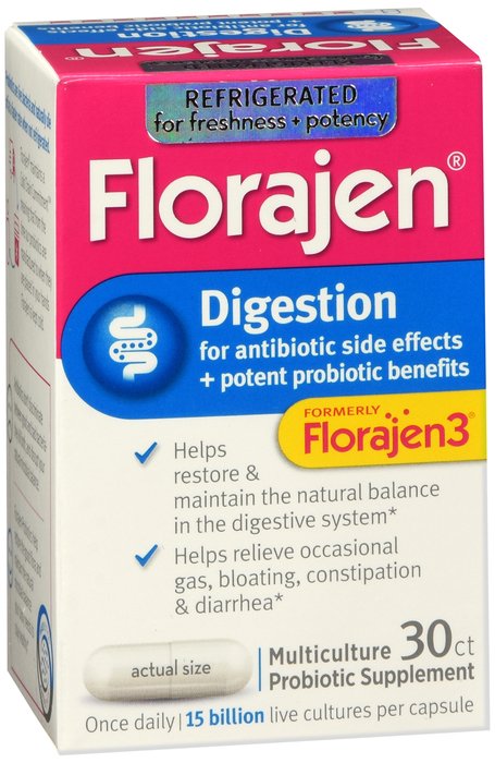 Case of 12-Florajen Kids Capsules 30ct