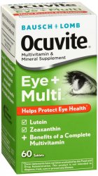 Case of 12-Ocuvite Eye+ Multi Vitamin Tab 60Ct