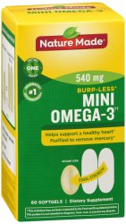 Case of 12-Omega 3 Super 500mg Sgc 60 Count Nature Made