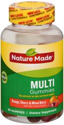 Case of 12-Multivit Adult Gummie 90 Count Nature Made