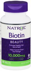 Case of 12-Biotin Natrol 10 mg Tab 100 By Natrol LLC