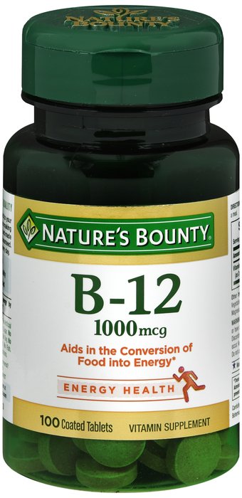 Case of 12-Nb Vit B 12 1000 mcg Tab 100 By Nature's Bounty