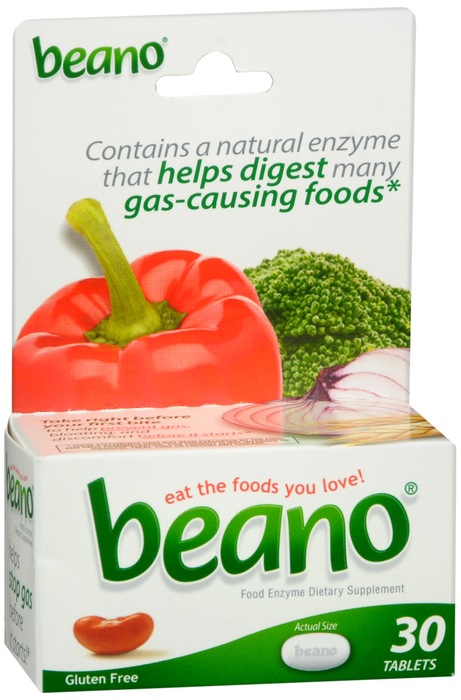Beano Food Enzyme Tablets Extra Strength 30 Each by Medtech USA