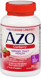 Case of 24-AZO Maximum Strength Urinary Tract Health Cranberry Softgels 100ct