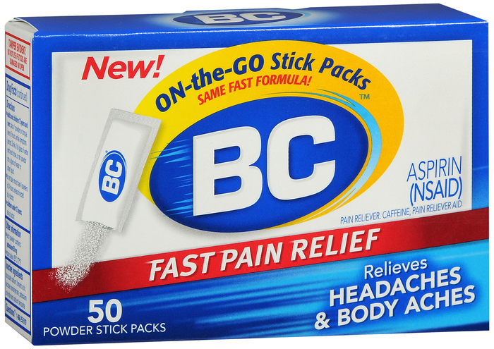 BC Fast Pain Relief Powder Packs 50 Each by Medtech USA