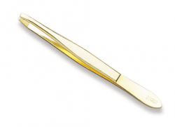 Box of 12-Denco Hair care Professional gold tweezers One Each