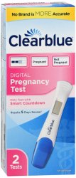 Case of 12-Clearblue Pregnancy Test Digital 2 Count