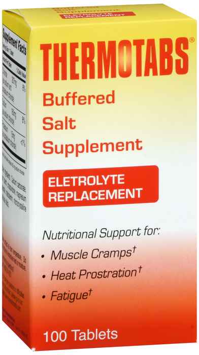 Pack of 12-Thermotabs Salt Supplement Buffered Tablets 100ct