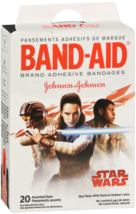 Band Aid Kid Starwars Asst 20 By J&J Consumer USA 