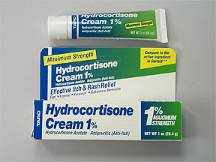 Case of 12-Hydrocortisone 1% Cream W/Aloe 1 Oz Taro Gen Cortaid