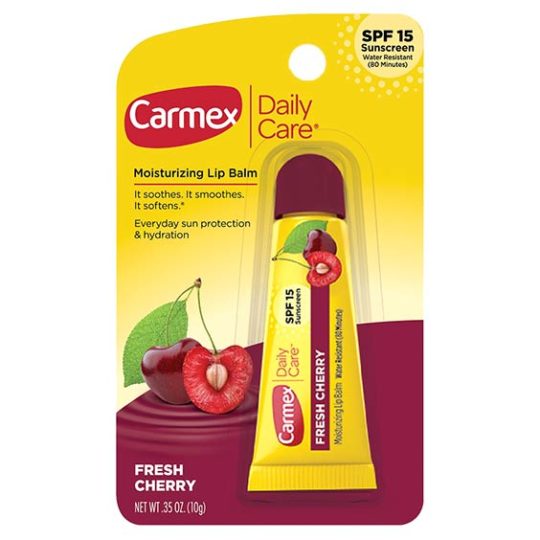 Carmex Carded Cherry Tube 12x.35Oz By Carma Labs