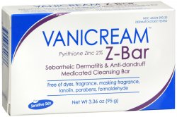 Vanicream Zbar 2% Pyrthn Clns Bar 3.36Oz By Pharmaceutical Spec Inc