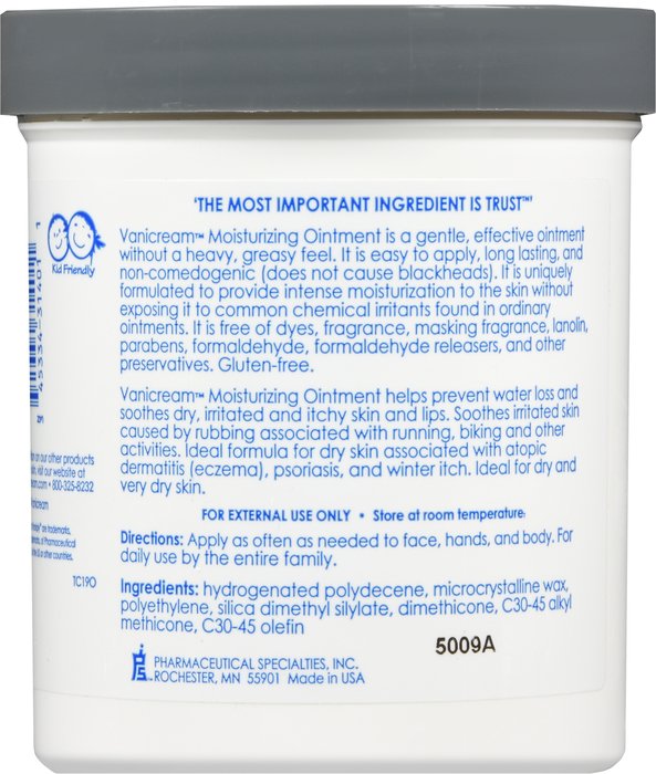 vanicream moisturizing ointment
