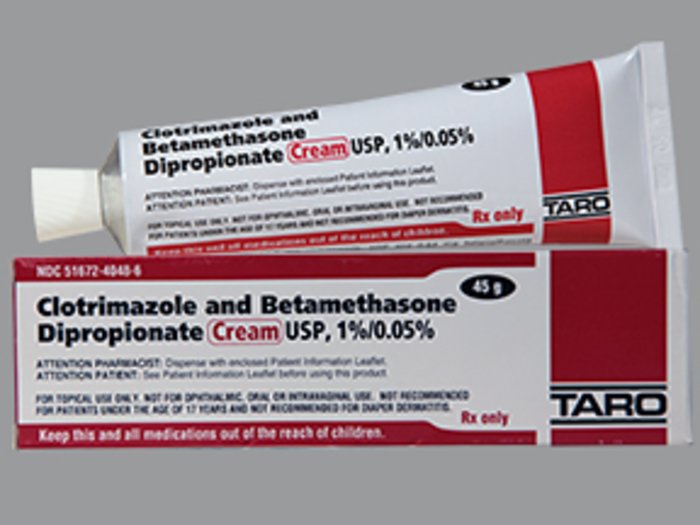 Clotrimazole-Betamethasone 1-0.05% Crm 45 Gm By Taro Pharmaceuticals