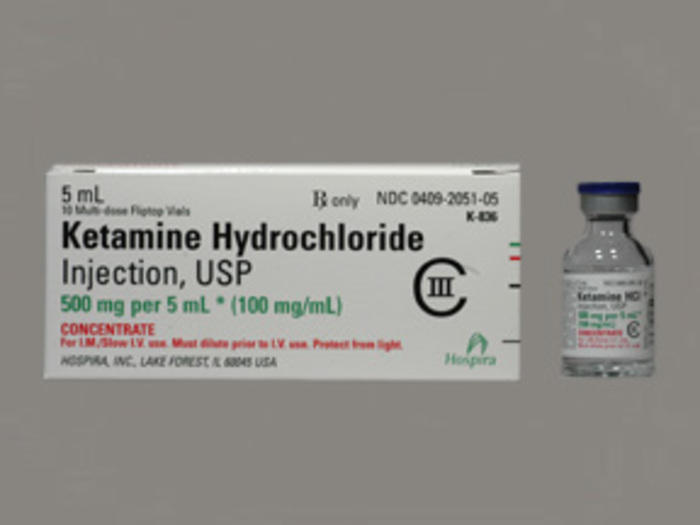 DEA- Cl3-Ketamine 100MG/ML 10X5 ML Vial by Pfizer Pharma USA Injec