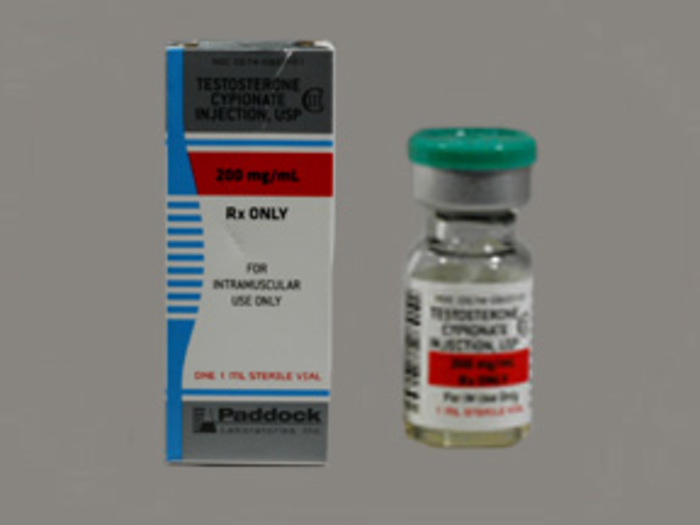 DEA- Cl3-Testosterone Cypionate 200MG/ML 1 ML Vial  by Perrigo Pharma USA 