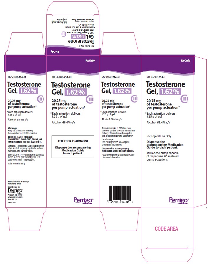 DEA- Cl3-Testosterone 1.62% 30X1.25 GM Gel by Perrigo Pharma USA 