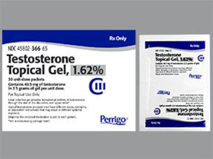 DEA- Cl3-Testosterone 1.62% 30X2.5 GM Gel by Perrigo Pharma USA 