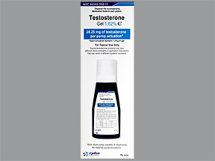 DEA- Cl3-Testosterone 1.62% 88 GM Gel by Zydus Pharma USA 