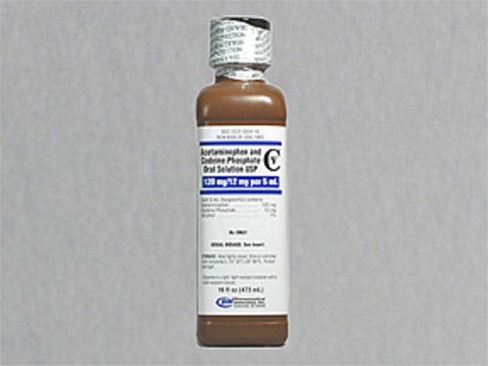 DEA- Cl5-Acetaminophen With Codeine 16 OZ sol by Pharmaceutical Associates USA